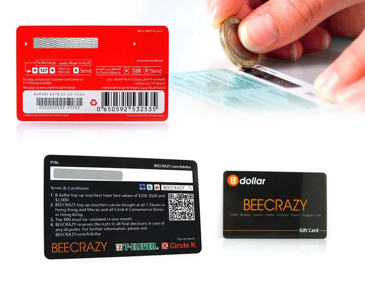 Scratch and Win Cards Printing Dubai