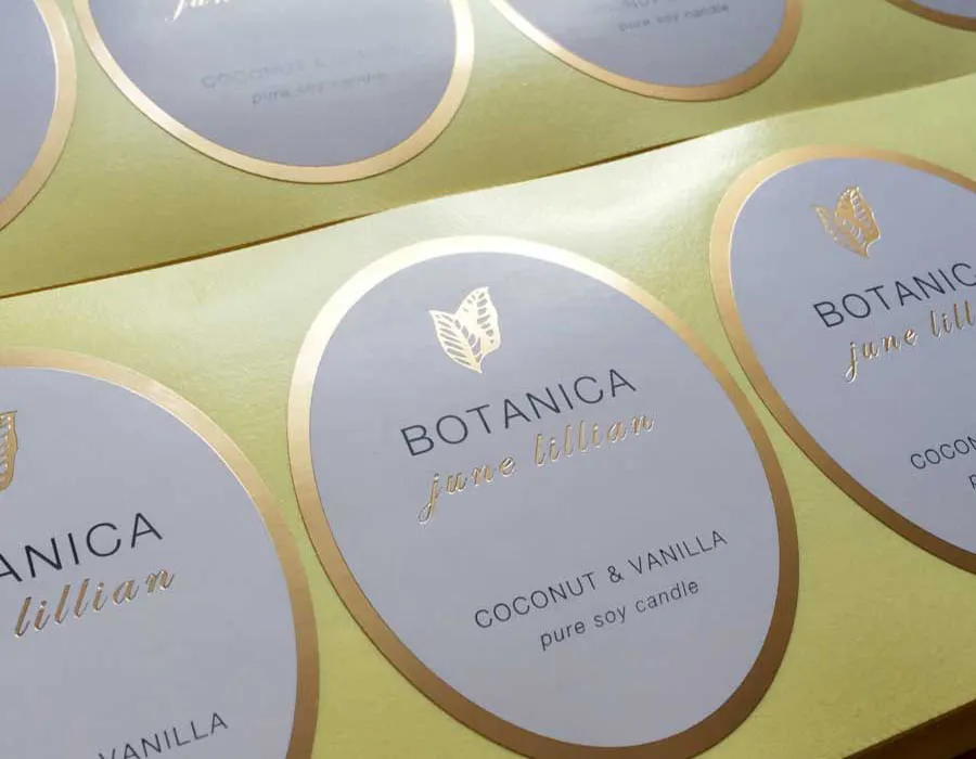 Foil Stickers Printing Dubai